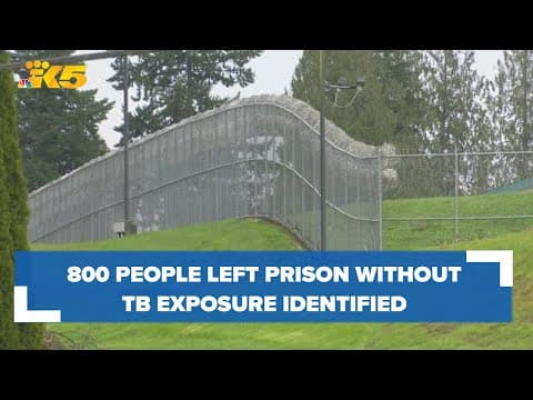 800 people left prison without TB exposure being identified, officials say