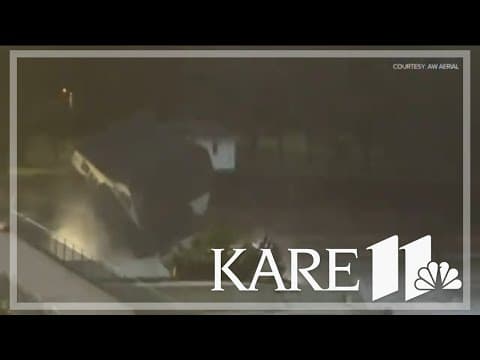 House falls near Rapidan Dam