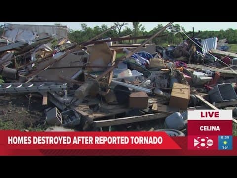 Texas couple describes damage from tornado