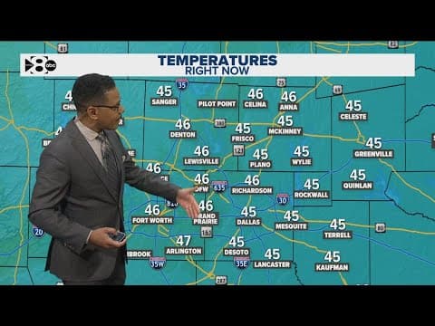 DFW Weather: Rainy, foggy conditions are in the forecast Sunday