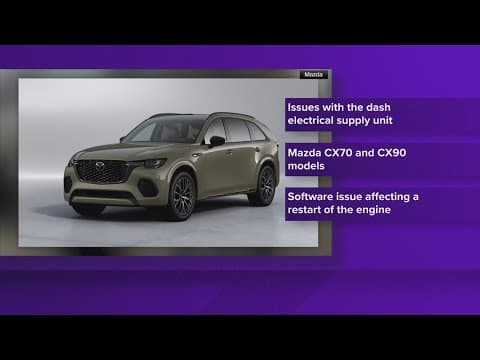 Mazda issues recalls for more than 150,000 of its vehicles