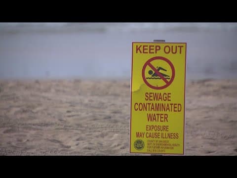 South bay beaches are closed after a broken Tijuana pipeline pours sewage
