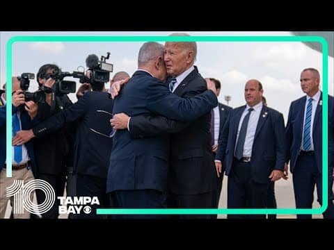 President Joe Biden in Israel amid Gaza escalation