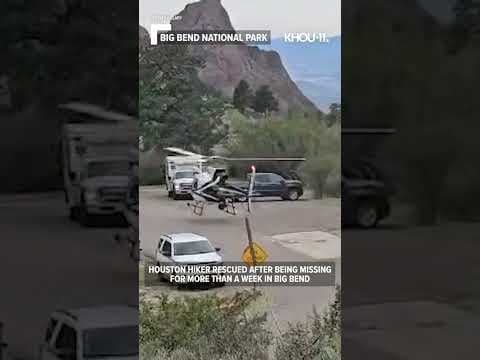 Houston hiker rescued after being missing more than a week in Big Bend #shorts