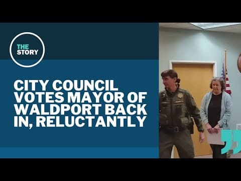Waldport mayor reinstated after being voted out of office by city council