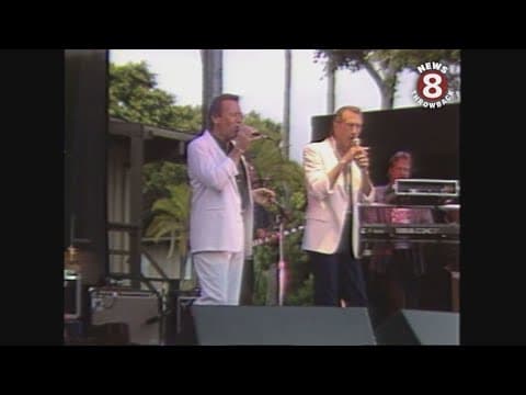 The Righteous Brothers concerts in San Diego in 1987 and 1996