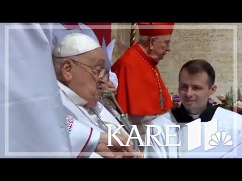 Video of Pope Francis' final public appearance on Easter Sunday 2025