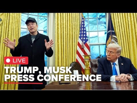 Live: Trump’s Oval Office goodbye for billionaire Elon Musk
