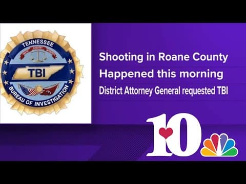 TBI: Investigating shooting in Roane County Saturday morning