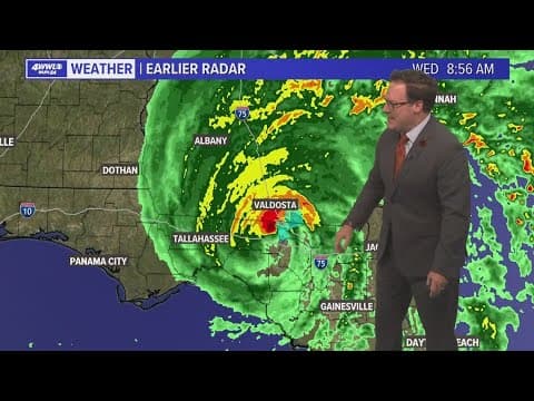 Tracking Idalia: Storm moving into Georgia and Carolinas after hitting Florida as a category 3 hurri