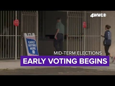 Early voting starts for Louisiana's mid-term elections