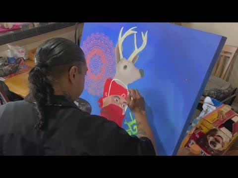 Deported artist turns migrant struggles into art