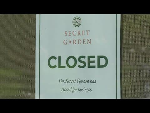 Secret Garden Café abruptly closes