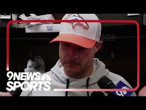 Broncos kicker Wil Lutz reacts after game-winning field goal attempt blocked by Chiefs