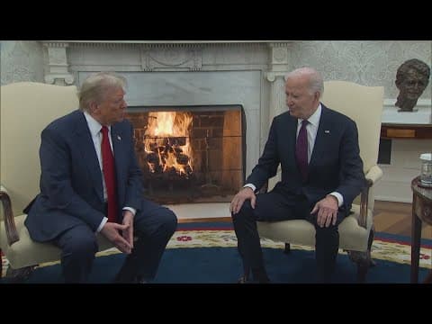 President-elect Donald Trump names new members of administration as he meets with President Biden