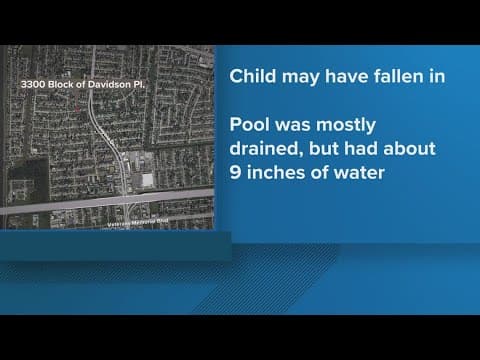 1-year-old drowns in kiddie pool in Kenner