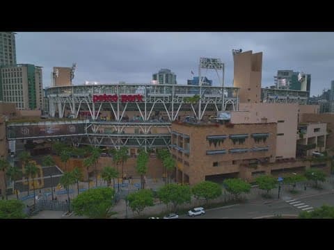 San Diego Padres practice for NLCS series at Petco Park