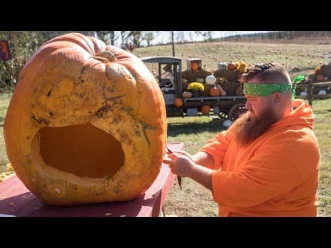 Grove City pumpkin carver competes in Food Network's 'Outrageous Pumpkins' show