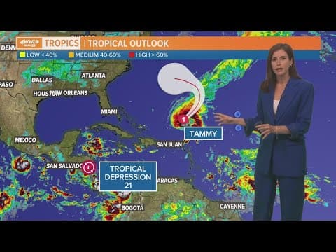 Tuesday tropical update: New depression moves into Central America