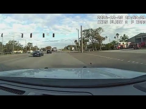 New dashcam video shows crash that sent 2 Safety Harbor firefighters to hospital