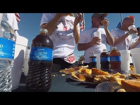 Annual pumpkin pie eating contest held in Fayette County