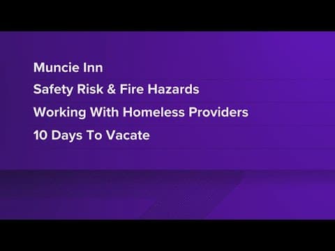 Muncie leaders declare Muncie Inn to be an unsafe building