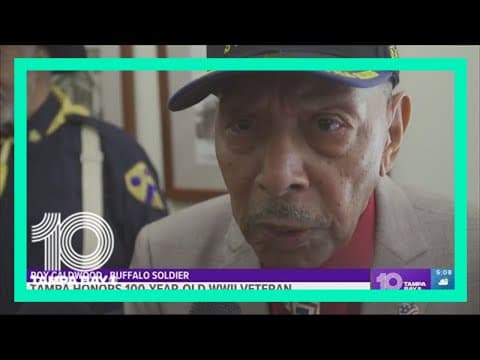 Tampa City Hall honors 100-year-old Buffalo Soldier