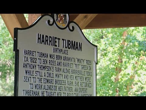 Gov. Wes Moore unveils Harriet Tubman marker
