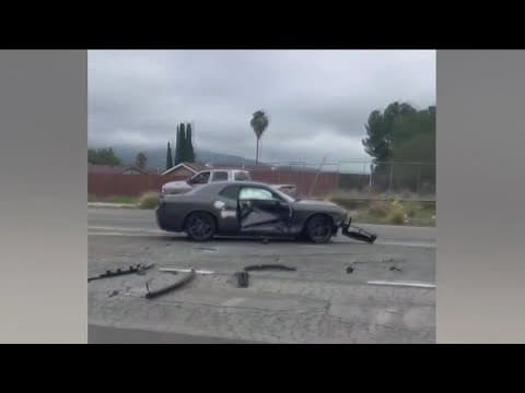 Hit-and-run driver caught on camera leaving crash in Lomita neighborhood