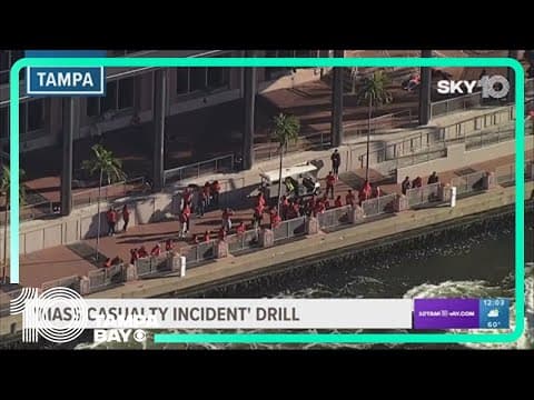 Roads reopen after 'mass casualty' emergency drill