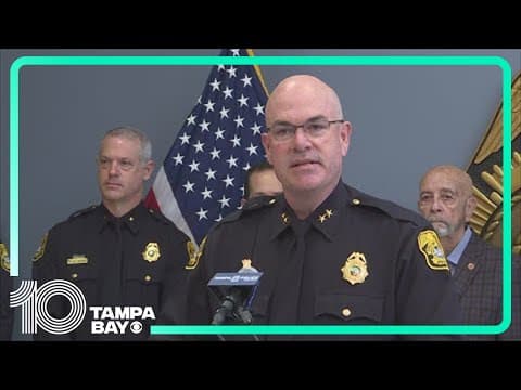 Lee Bercaw speaks after being named Tampa's next police chief