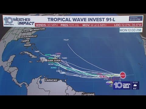 Invest 91-L could become our next tropical depression in the Atlantic