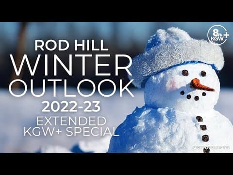 How much snow for Portland? Rod Hill Winter Outlook | Extended edition