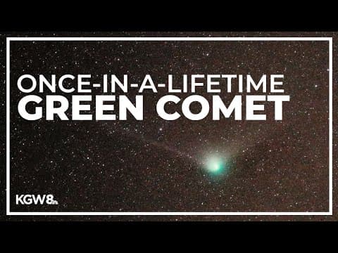 Once-in-a-lifetime green comet swings past Earth: How to see it