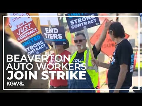 United Auto Workers begin picketing in Beaverton