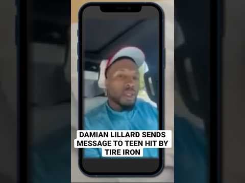Damian Lillard sends video message to hospitalized teen
