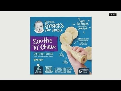 FDA issues 2nd alert for teething sticks