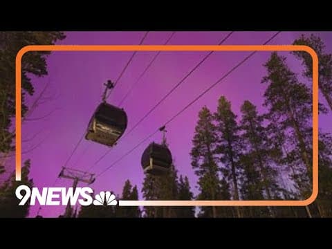 Aurora borealis dazzles over Colorado