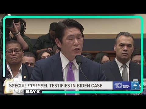 Robert Hur testifies on Biden classified documents case