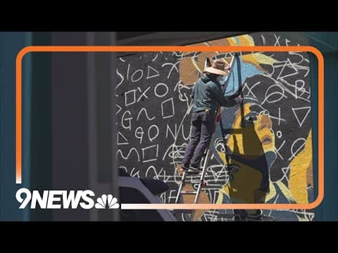 Denver art mural celebrates Nikola Jokić, Nuggets