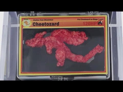 Pokémon-shaped Cheeto, 'Cheetozard,' sells at auction for $87,840