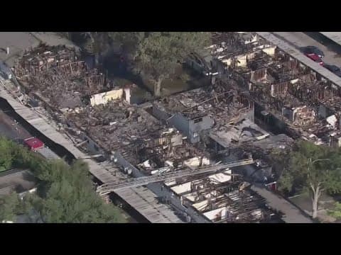 Dozens of families displaced after massive apartment fire in Spring Branch