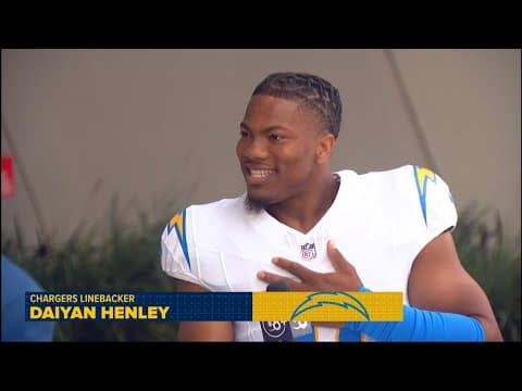 Daiyan Henley, Linebacker | In-depth interview from LA Chargers 2025 training camp