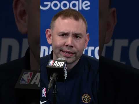 Interim head coach David Adelman before the Nuggets game