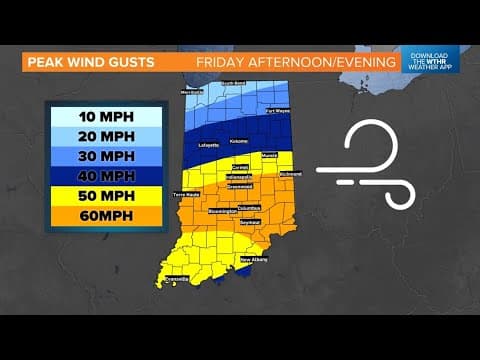 Higher wind speeds expected Friday as Hurricane Helene slingshots through Indiana