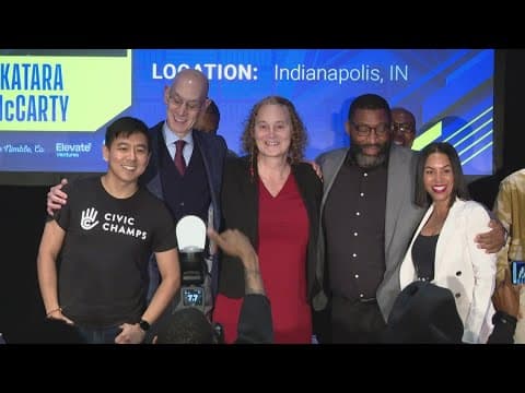 Indiana startups pitch their ideas to a celebrity panel during All-Star Weekend