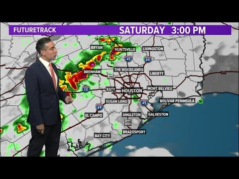 Houston weather: Storms are in the forecast this afternoon and evening