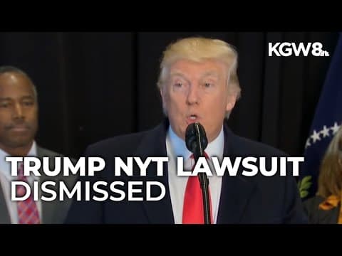 Federal judge tosses Trump's $15B defamation lawsuit against New York Times