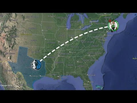 WFAA reports from Boston for Game 1 of NBA Finals