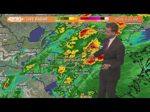 New Orleans Weather: Tornado Watch issued until Monday morning